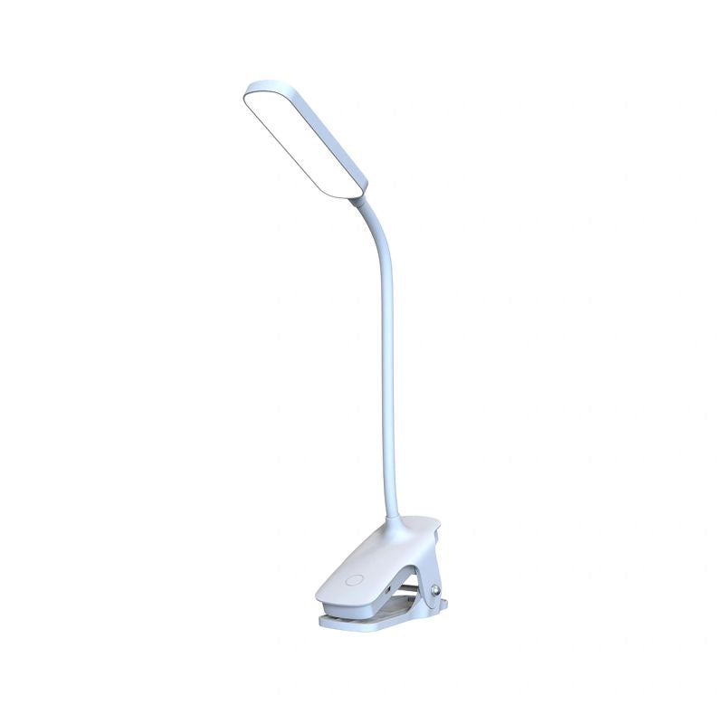 Wozinsky VT-02 Mini LED Reading Lamp with Clip and USB-C Cable 80 cm - White biały elektronika 5907769388873-210475