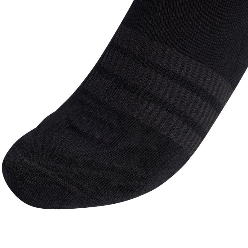 adidas Cushioned Sportswear Crew 3P Socks Black KC9626 fekete zokni