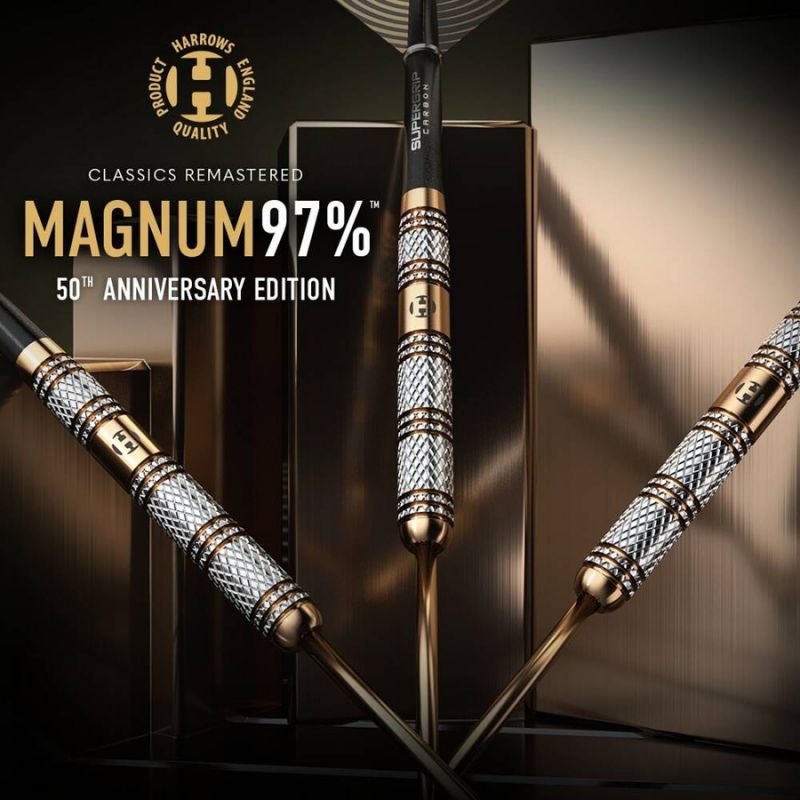 Harrows Magnum 97% 50th Anniversary Edition steeltip darts kiegészítő Magnum50thAnniversaryEdition