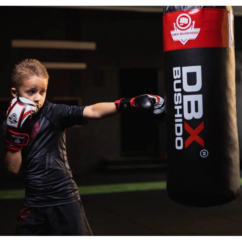 DBX Bushido 6oz Boxing Gloves for Kids - Junior Red piros kesztyű