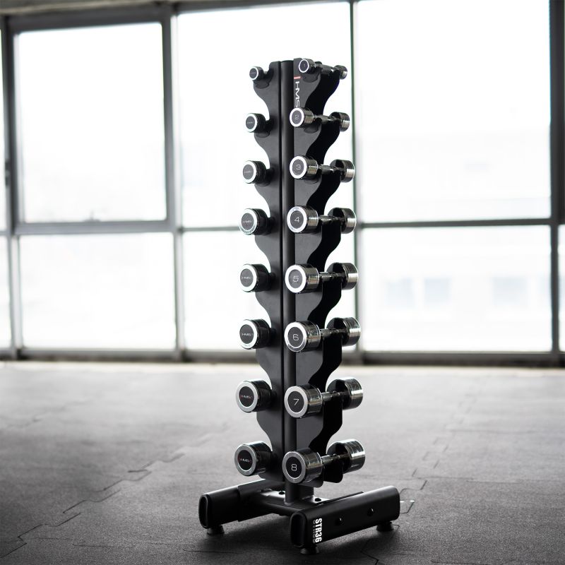 HMS Str36 Vertical Semi Commercial Weight And Dumbbell Rack póló 17-62-123