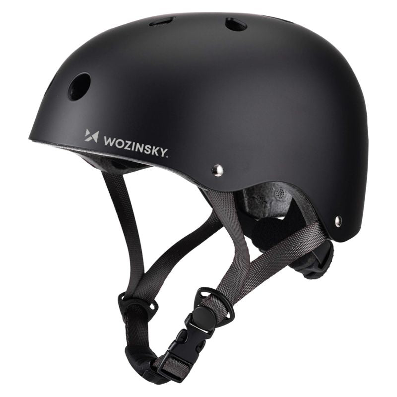 Wozinsky Lightweight BMX/Scooter Helmet M - Black 54-58 cm \ czarny korcsolya HT-38C-199817