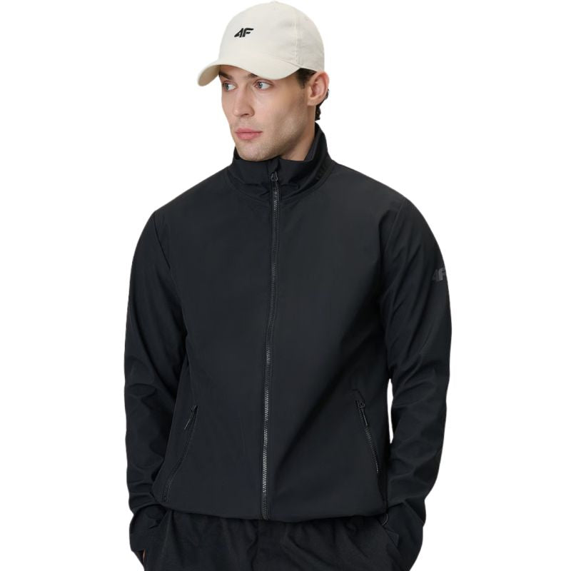 Men's softshell jacket 4F M548 deep 4FWSS26TSOFM548 20S fekete clothing