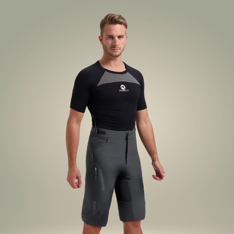 Rogelli MTB cycling bermuda ADVNTR DST gray szürke short