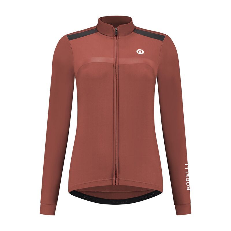 Rogelli women's long-sleeved MONO T-shirt, brown barna póló