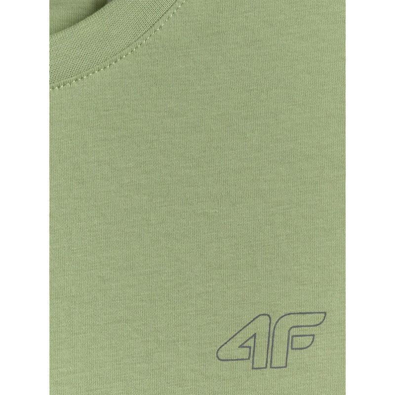 Boy's regular plain T-shirt 4F 4FJRSS26TTSHM3598-47S shirts