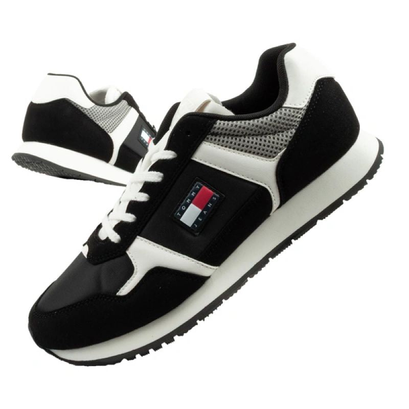 Tommy Hilfiger Men's Tjm Runner Casual Sneakers fekete utcai cipő