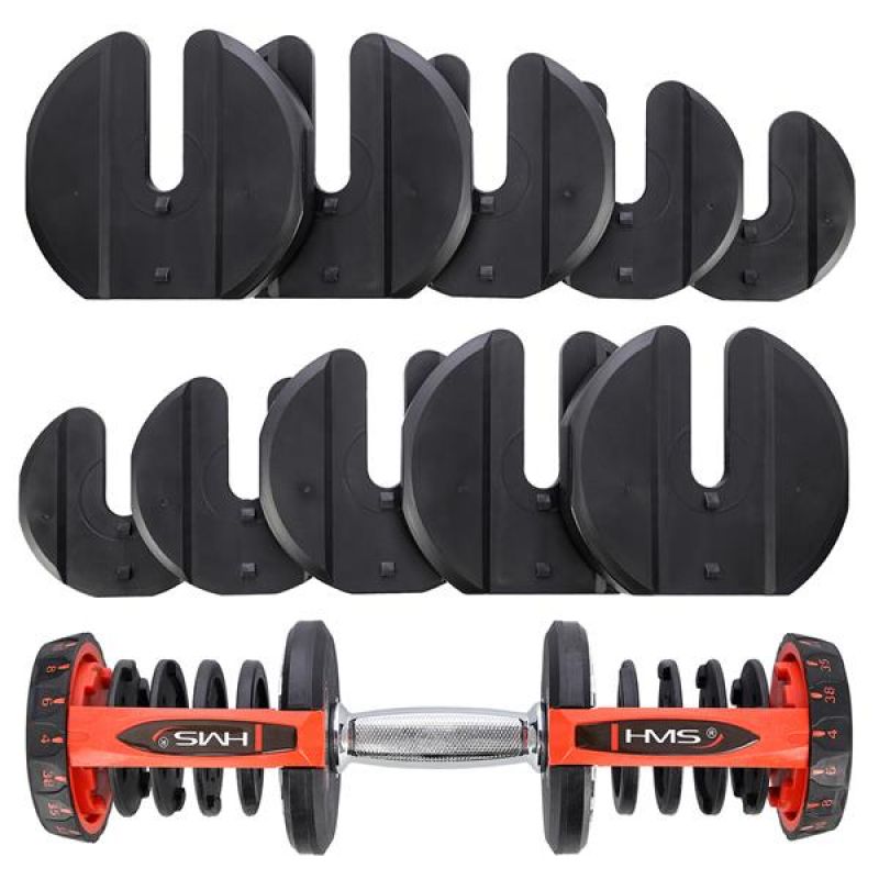 HMS SR80 Adjustable Barbell fekete póló 17-59-151