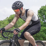 Rockbros bib with insert - black fekete short