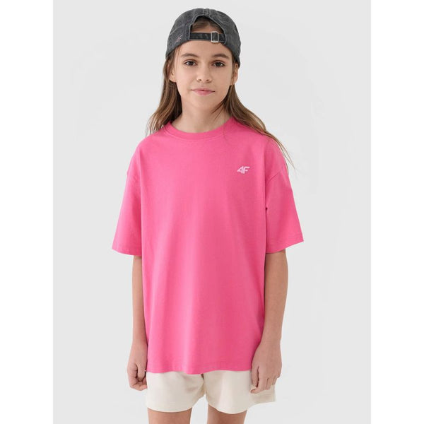 4f Girls' oversize plain T-shirt 4FJWSS25TTSHF1851-54S General