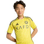 Adidas Al Nassr FC 2025/2026 Home Jersey for Kids, Yellow sárga gyerek póló JN7981