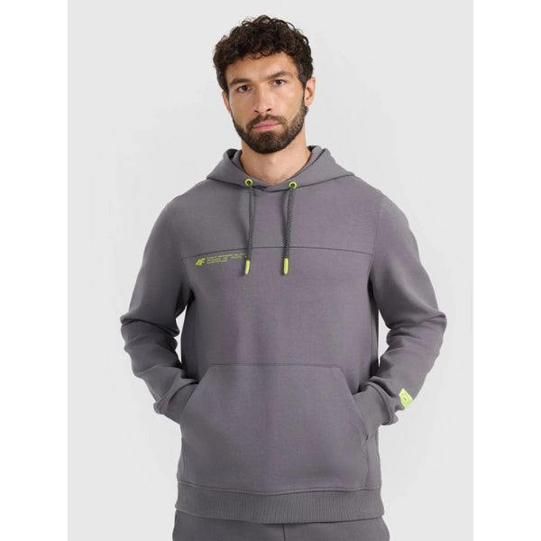 4f Men's sweatshirt with hood, open, 4FRAW25TSWSM2458-23S General