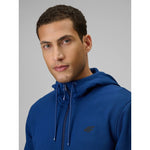 Men's zip-up hooded sweatshirt 4F
