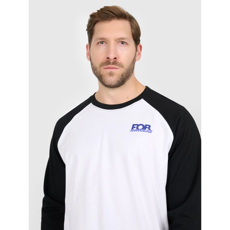 Men's oversize longsleeve 4F 4FRAW25TLONM633-10S hosszú ujjú póló