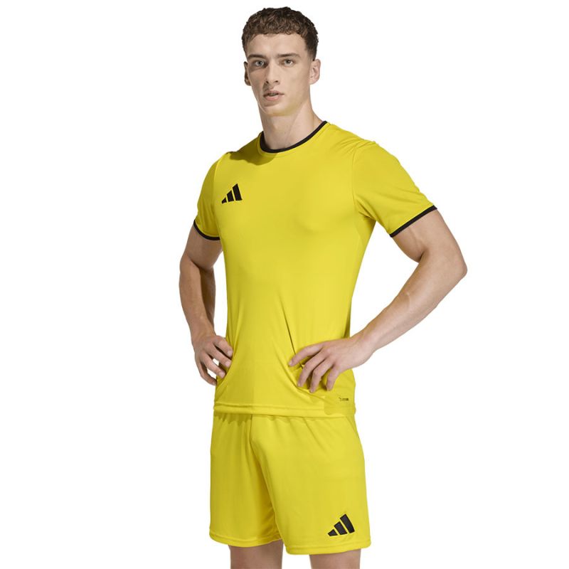 Men's adidas Entrada 26 Jersey yellow JZ2502 sárga póló