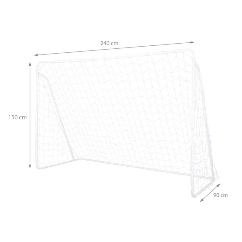 Goal with net and aiming panel Nils BR240P 2in1 240x150cm 10-10-821