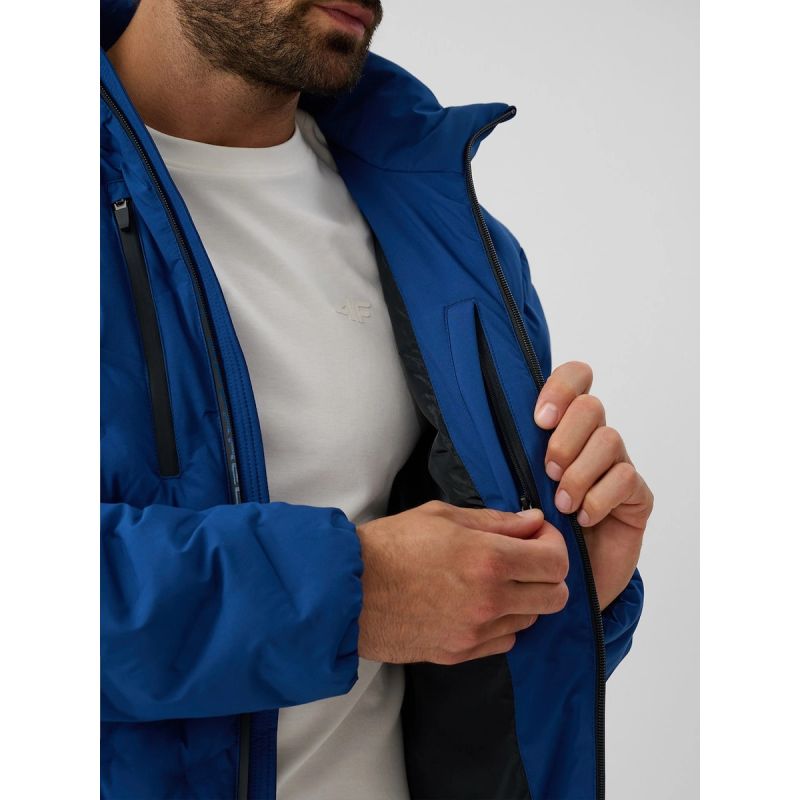4F Men’s Winter Puffer Jacket with Synthetic Insulation kötött sapka 4FRAW26TDJAM1025-30S
