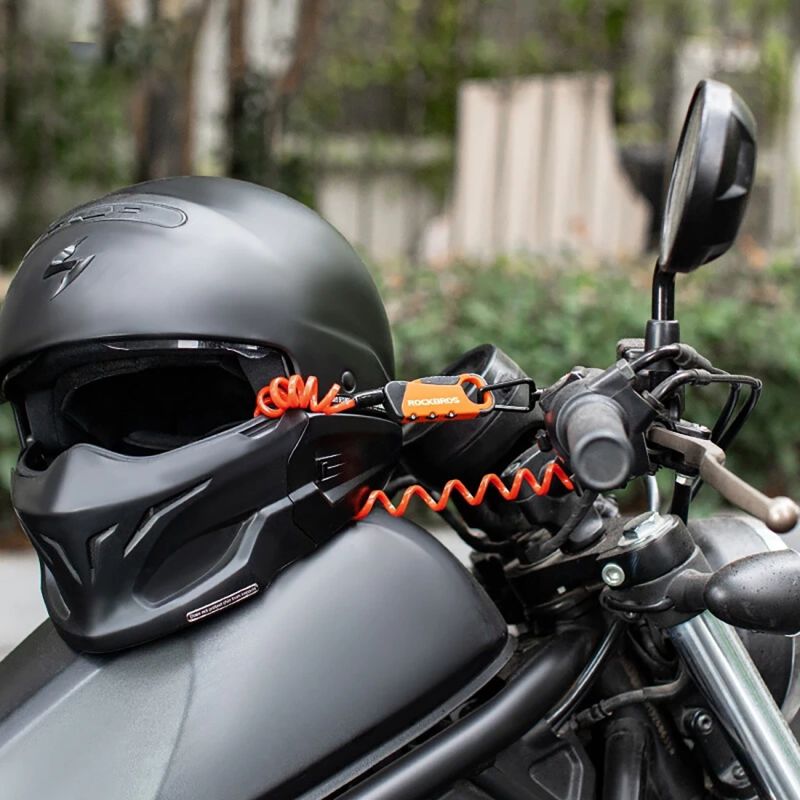 Rockbros RBK6N Combination Bike Lock - Orange