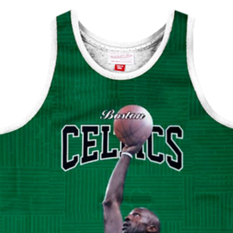 Mitchell & Ness NBA Boston Celtics Kevin Garnett Tank Top Green - MSTKSC19048 4xl atléta