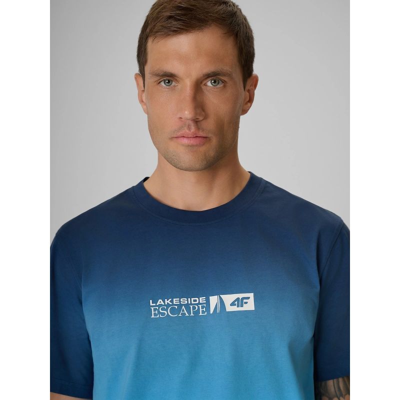 4F Men's regular printed T-shirt póló 4FRSS26TTSHM3995-31S