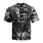 AIR Jordan Men's Essentials Printed Camp Top - fekete póló