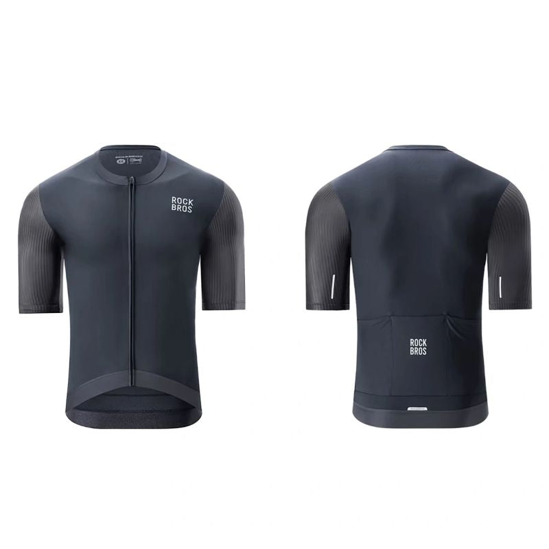 Rockbros 15200025 Short Sleeve Cycling Jersey Size M - Black czarny \ m póló