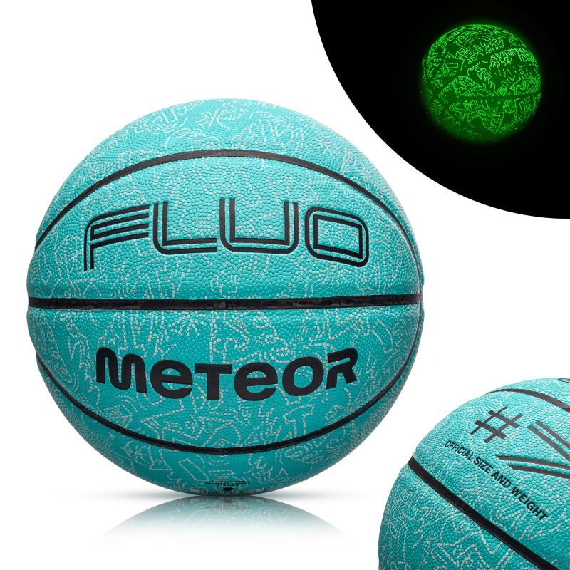 Meteor Fluo 7 Basketball uniw labda