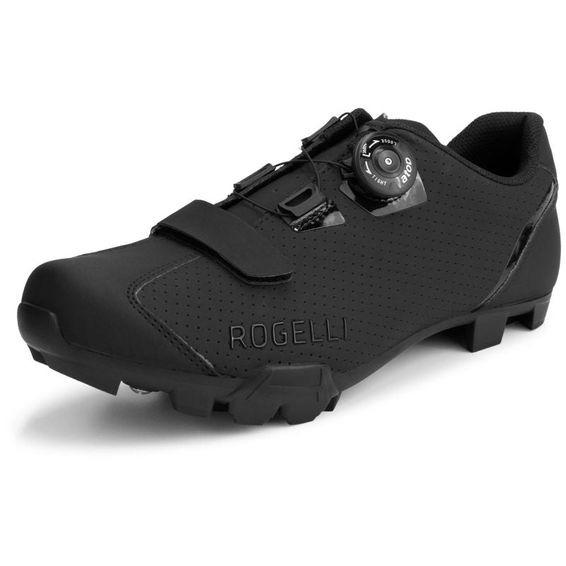 Rogelli MTB R400X black fekete kerékpáros cipő SIROG351774.41
