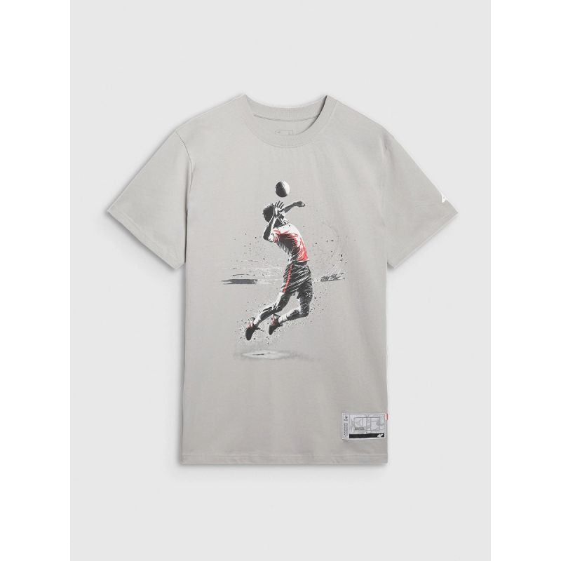 4f Men's regular t-shirt with volleyball print 4FRAW25TTSHM3318-27S Kiegészítő