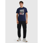 Men's regular printed T-shirt 4F 4FRAW25TTSHM3364-31S