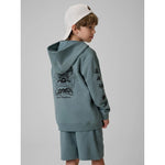 4F Boy's loose hooded sweatshirt 158/164 kapucnis pulóver 4FJRSS26TSWSM3052-46S
