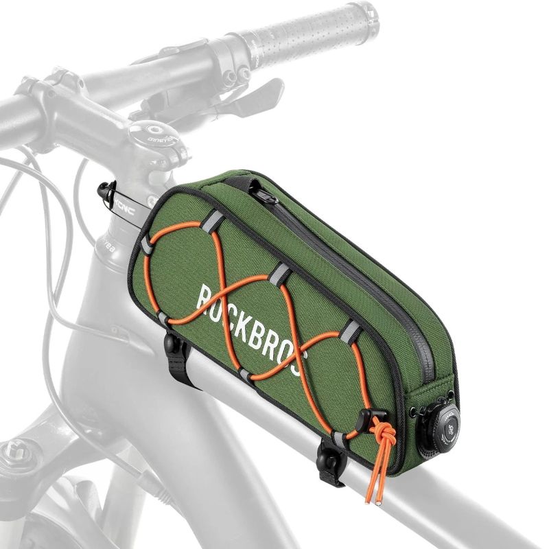 Rockbros TL004 ROAD TO SKY 0.7 l waterproof frame - green zielony táska