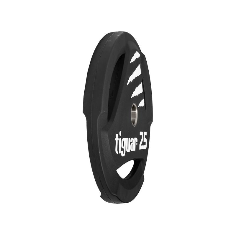 Tiguar PU Olympic plate 25 kg fekete kiegészítő TI-WTPU02500