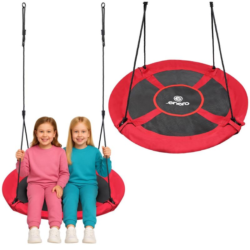 Enero Stork'S Nest Garden Swing 110cm Xxxl Red piros furniture