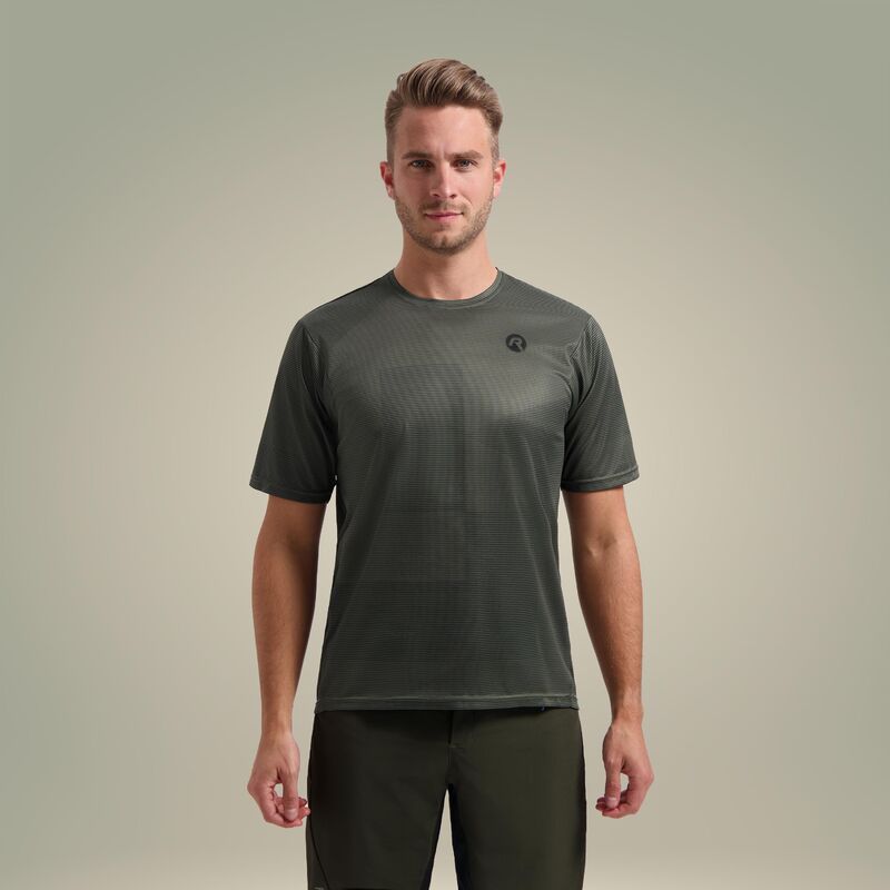 Rogelli MTB ADVNTR Jersey Green zöld póló