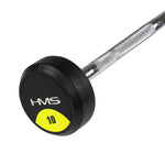 HMS Rubber-coated fixed barbell/bar GSL-10 10 kg póló 17-58-024