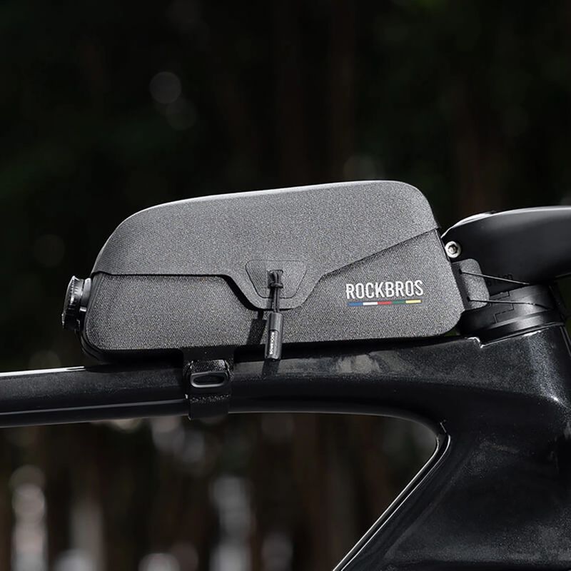 Rockbros AS-134 ROAD TO SKY waterproof bike frame - black 0.6 l táska