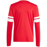 adidas Squadra 25 Long Sleeve Jersey for Kids Red and White JJ0041 General
