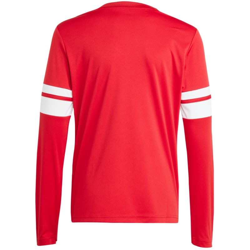 adidas Squadra 25 Long Sleeve Jersey for Kids Red and White JJ0041 General