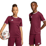 adidas Entrada 26 Jersey kids' T-shirt JZ2530 bordó póló