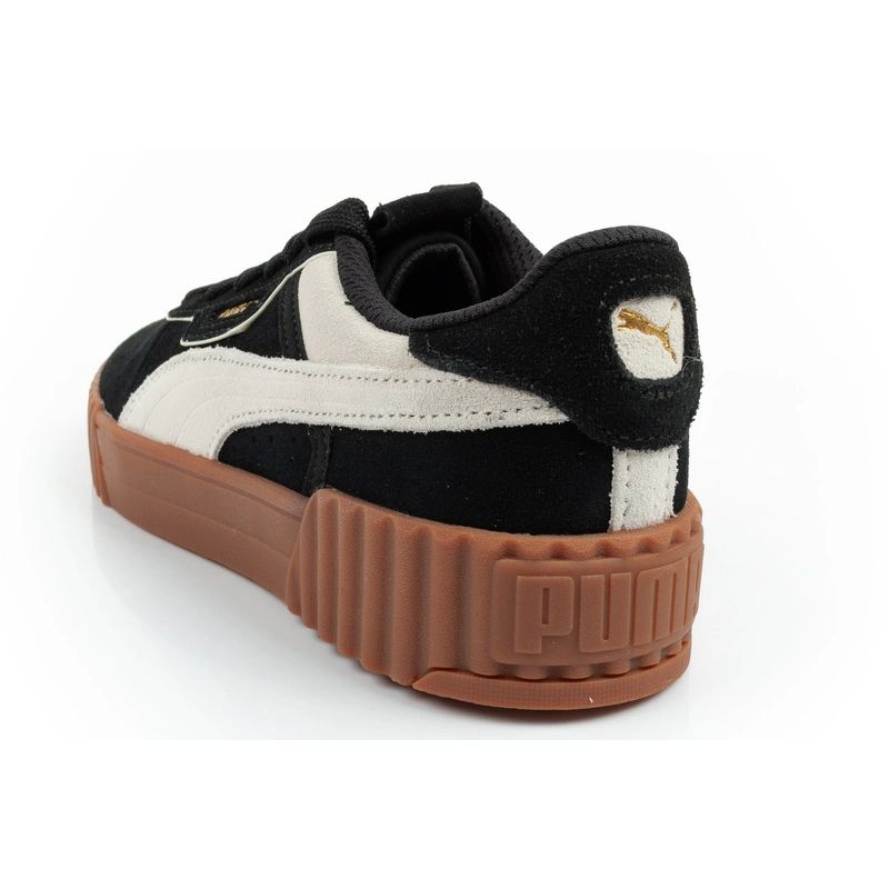 Puma women's sports sneakers Carina 3.0 leather fashionable fekete cipő