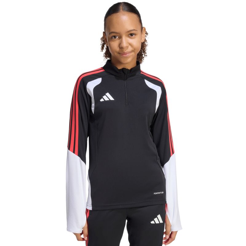 adidas Tiro 26 Competition Training Top Kids Sweatshirt Black, White, and KC3783 piros clothing