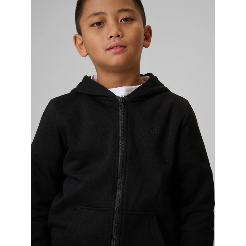 Boy's regular hooded sweatshirt 4F 4FJRMM00TSWSM2747-20S kapucnis pulóver