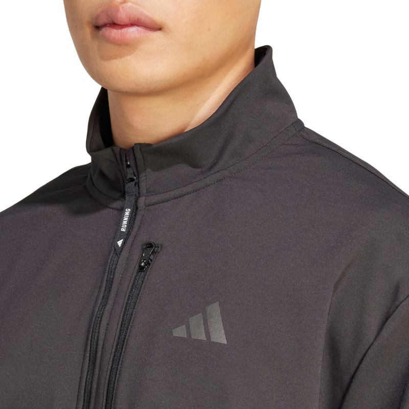 Men's adidas Own The Run Winterized Jacket JP3815 fekete clothing