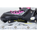 Enero Pro Led Roller Skates 4in1 38-41 Pink-Gray szürke skates, roller skates