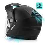 Meteor Hekato L motorcycle helmet 59-60 cm black uniw sisak 17891