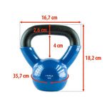 HMS Blue KNV06 cast iron kettlebell kék súlyzó 17-64-041