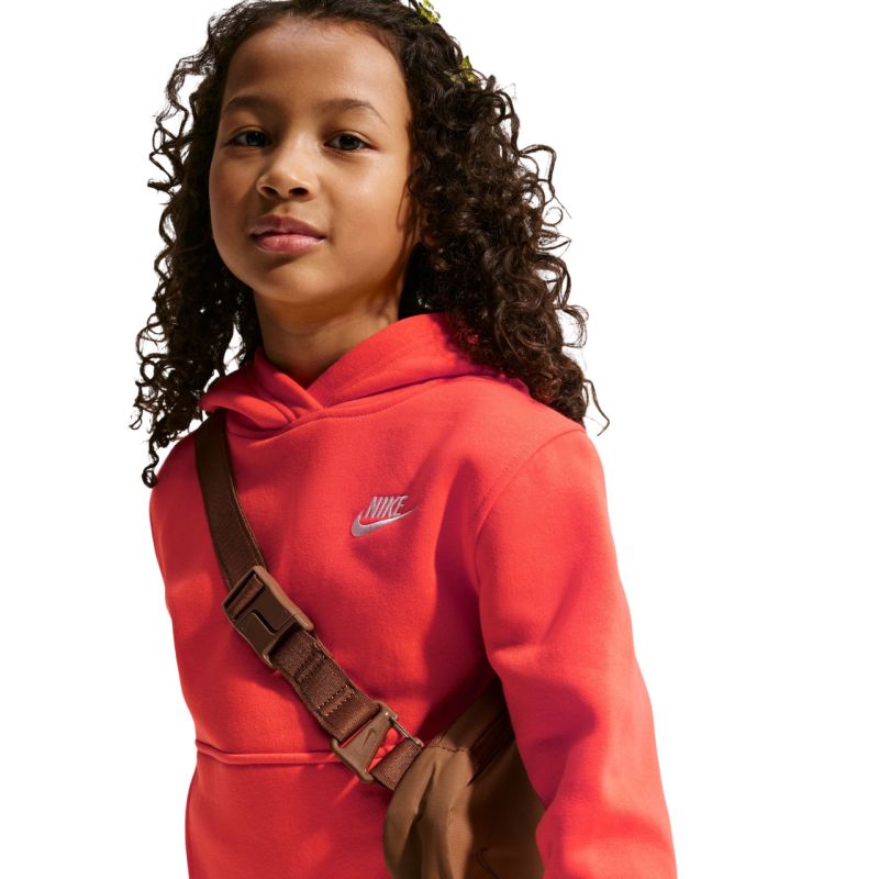 Nike Sportswear Club Fleece Kids' Sweatshirt Orange