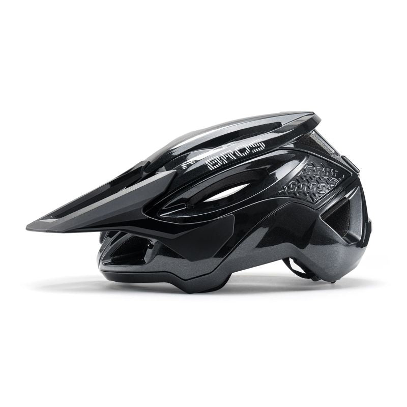 Rockbros LK-99 Mountain Bike Helmet with Adjustable Visor and Magnetic Closure 58-62 cm - Black czarny lights