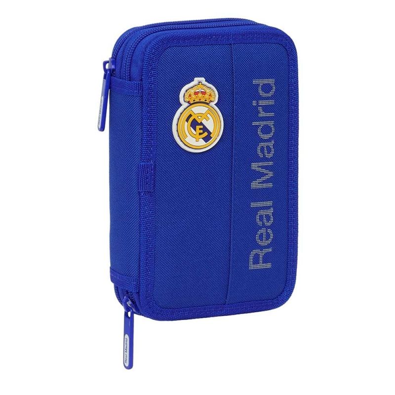 Real Madrid pencil case with accessories double filled pencil case 29 pcs